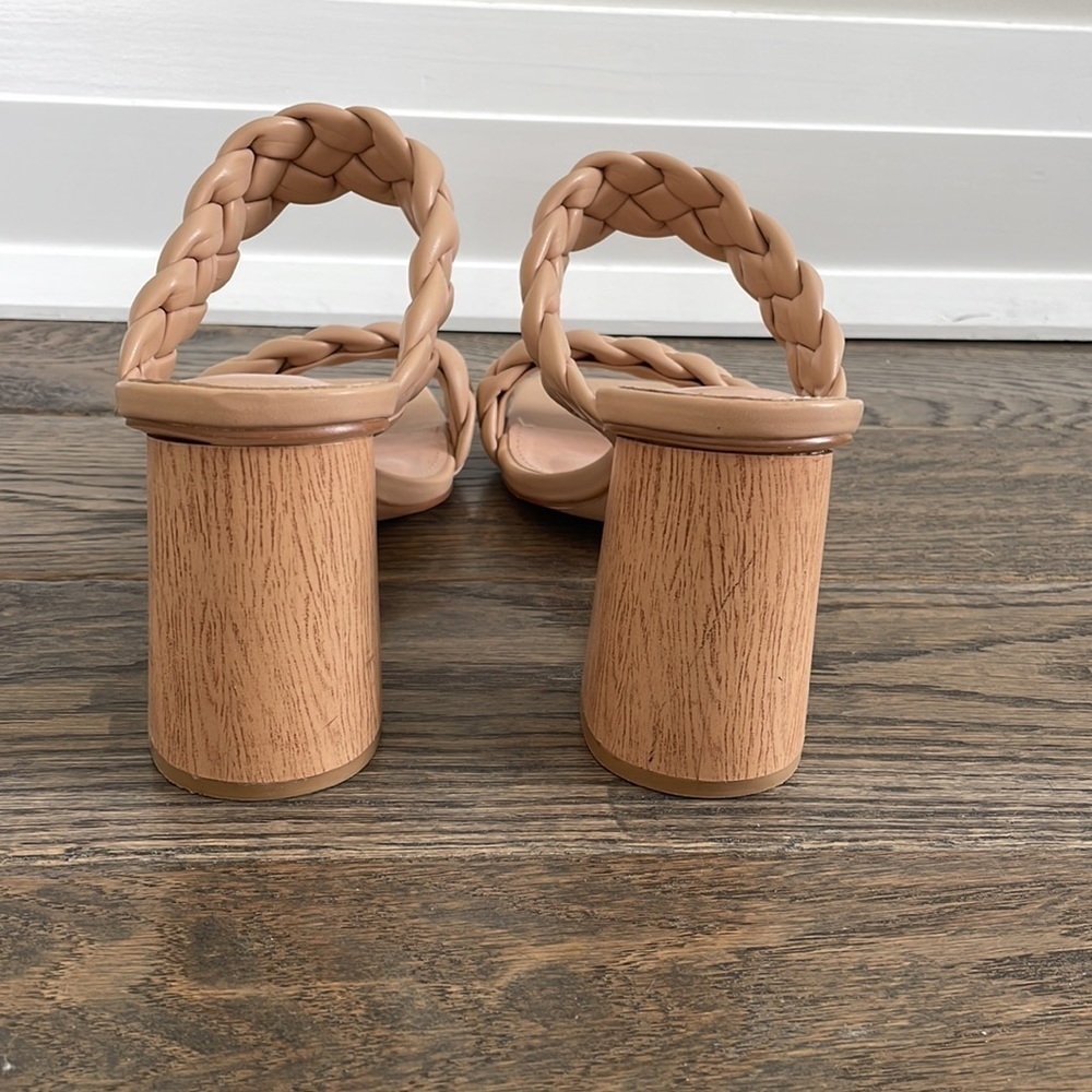 Braided Sandal Block Heel Nude​​​​​​​​​​​​ - Picture 5 of 8